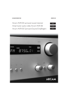 Arcam AVR-100 - Owners Manual